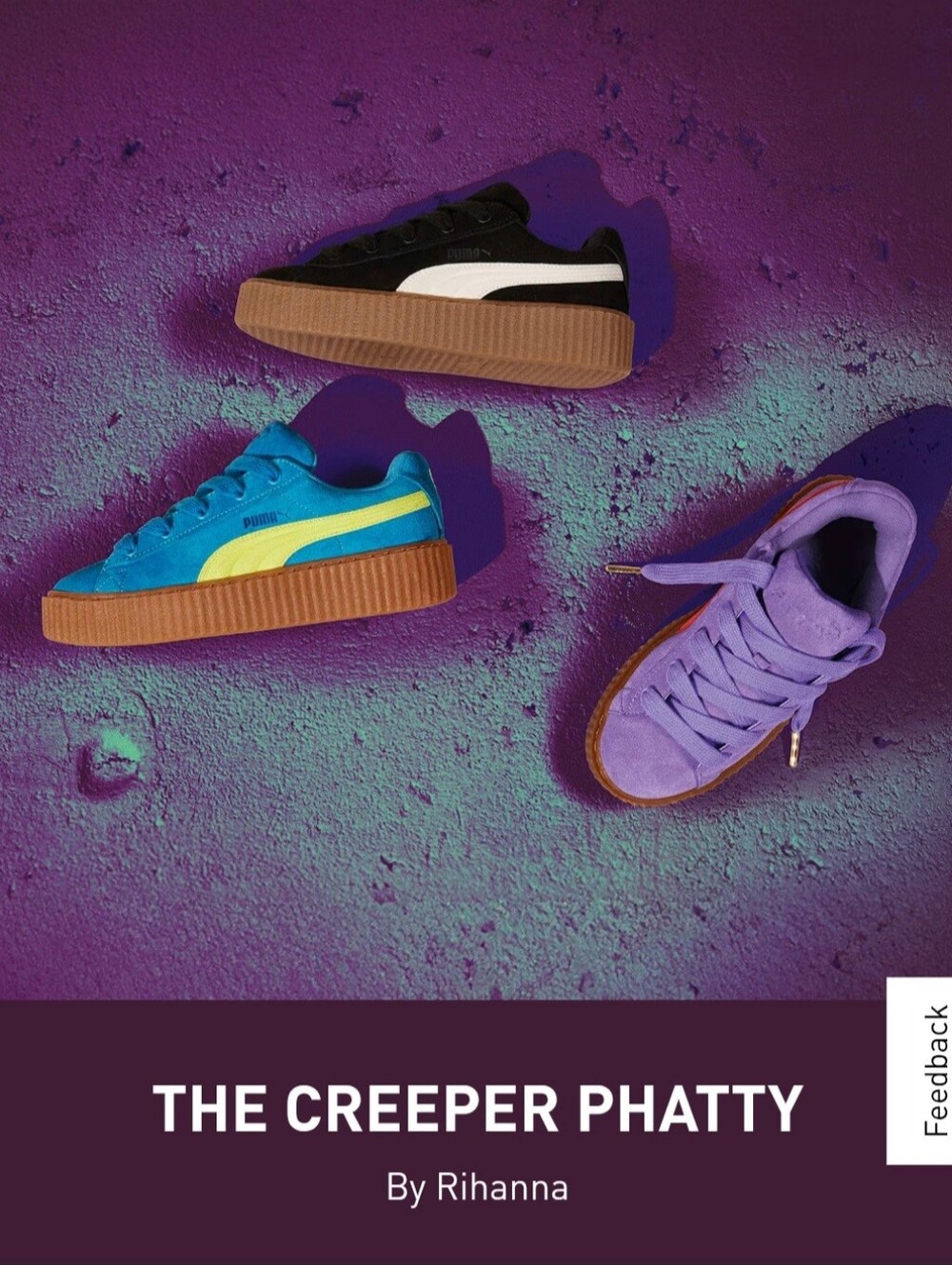 🖤 BNIB Puma x FENTY Creeper Phatty Sneakers – Women's US 5.5 – Rihanna – Collab